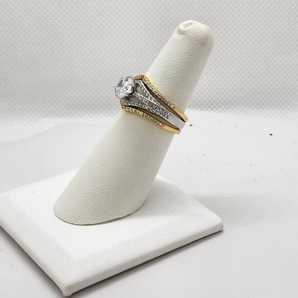 Brand New Sterling Silver 925 3pcs Gemstone Ring - Picture 4 of 5